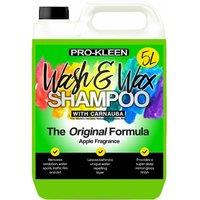 ProKleen Wash & Wax Car pH Neutral Shampoo with Carnauba Wax - Apple - 1 x 5L in Clear