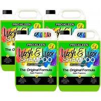ProKleen Wash & Wax Car pH Neutral Shampoo with Carnauba Wax - Apple - 4 x 5L in Clear