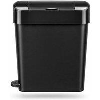 ProKleen 22L Black Sanitary Waste Bin with Foot Pedal | Size: 1 Pack