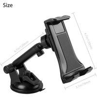 FLAVORA 4-12 Car Windscreen Suction Mount Holder in Black
