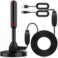 SPETLEK Best Portable TV Antenna Indoor Outdoor Digital in Black
