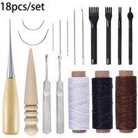SPETLEK 18Pcs Leather Craft Tools Kit | Size: 10000mm x 520mm