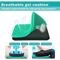 NESTLUNE Green Breathable Egg Sitting Cushion Gel Seat Cool | Size: 100 cm x 190 cm