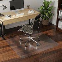 EONLION Non Slip Office Chair Desk Mat Floor in Clear | Size: 100 cm x 110 cm