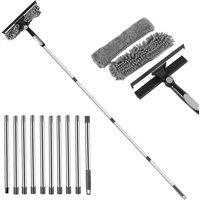 EONLION 422M- Telescopic Squeegee Cleaner Window Glass in Black | Size: 100 cm