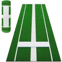 VOGREX 305x91cm Softball Pitching Mat-Portable Professional in Green | Size: 0-12 m