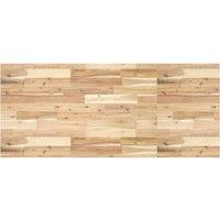 Berkfield Home Desk Top Untreated 140x60x4 cm Solid Wood Acacia in Brown | Size: 140 x 60 x 4 cm