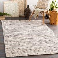 Livabliss Mardin-Hand Woven Cream Black Beige Wool Modern Living Bedroom Rug | Size: 150 cm x 230 cm
