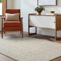 Livabliss Sicily-Hand Tufted Charcoal Blue Green Wool Traditional Vintage Rug | Size: 185 cm x 275 cm