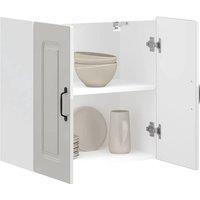Berkfield Home Kitchen Wall Cabinet Kalmar High Gloss White Engineered Wood