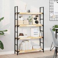 Berkfield Home Floating Shelves 3 pcs 100x20x4 cm Untreated Solid Wood Acacia in Brown | Size: 100 x 20 x 4 cm