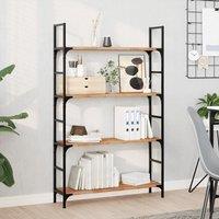Berkfield Home Floating Shelf 80x20x2 cm Oil Finished Solid Wood Acacia in Brown | Size: 80 x 20 x 2 cm
