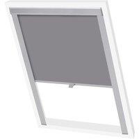 Berkfield Home Blackout Roller Blind Grey CK04