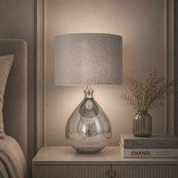 Pagazzi Cairo Grey & Mirror Glass Table Lamp