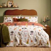 Furn Howl-O-Ween Reversible Duvet Cover Set | Size: King