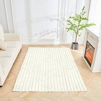 GAVENO CAVAILIA Shum Faux Fur Rug in Cream | Size: 120 cm x 170 cm