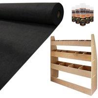 Monstershop 11sqm Black Van Lining, Glue & VW Caddy Rack