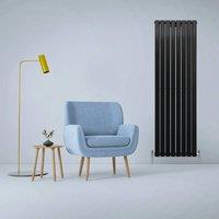 Monstershop Designer Flat Panel Radiators Matt Black 1800mm x 560mm