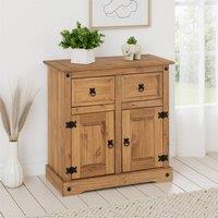 Seconique Corona Essentials 2 Door 2 Drawer Sideboard in Natural