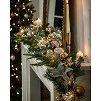Dibor Metallic Magic Bauble Xmas Table Decoration Christmas Garland 1.8m | Size: Large
