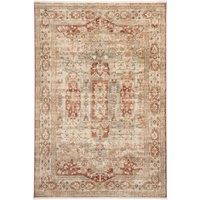 Kukoon Terracotta Beige Traditional Medallion Living Room Area Rug | Size: 280 cm x 380 cm