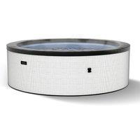 Wave Spas Wave Tahoe 6-Person Foam Hot Tub with Integrated Heater & 90 Jets in Off-White