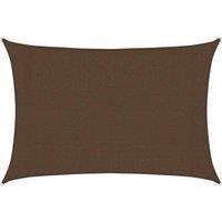 Berkfield Home Sunshade Sail 160 g/m Brown 3x4.5 m HDPE