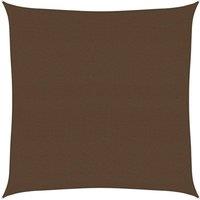Berkfield Home Sunshade Sail 160 g/m Brown 6x6 m HDPE