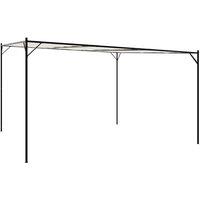 Berkfield Home Gazebo White 4x4 m 180 g/m Fabric & Steel