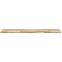 Berkfield Home Versatile Bathroom Vanity Top Untreated 140x40x2 cm Solid Wood Acacia in Brown | Size: 140 x 40 x 2 cm