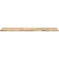 Berkfield Home Versatile Bathroom Vanity Top Untreated 120x40x2 cm Solid Wood Acacia in Brown | Size: 120 x 40 x 2 cm