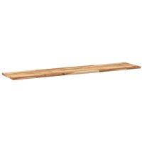 Berkfield Home Compact Floating Shelves 2 pcs 140x30x2 cm Oil Finished Solid Woo in Brown | Size: 140 x 30 x 2 cm