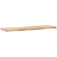 Berkfield Home Compact Floating Shelves 2 pcs 160x40x4 cm Untreated Solid Wood Acacia in Brown | Size: 160 x 40 x 4 cm