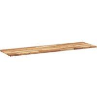 Berkfield Home Compact Floating Shelves 4 pcs 160x40x2 cm Oil Finished Solid Woo in Brown | Size: 160 x 40 x 2 cm