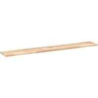 Berkfield Home Compact Floating Shelves 4 pcs 160x20x2 cm Untreated Solid Wood Acacia in Light Tan | Size: 160 x 20 x 2 cm