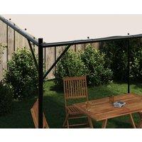 Berkfield Home Gazebo White 4x4 m 180 g/m Fabric & Steel