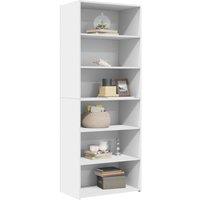 Berkfield Home Highboard White 70x41x185 cm Engineered Wood | Size: 70 x 41 x 185 cm