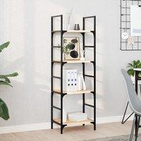 Berkfield Home Floating Shelf 60x30x2 cm Untreated Solid Wood Acacia in Brown | Size: 60 x 30 x 2 cm