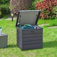 SPETLEK 200 L Metal Garden Storage Box in Grey | Size: 0.6m2