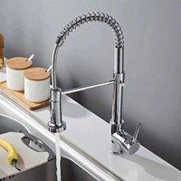 EONLION Silver Monobloc Pull Out Kitchen Mixer Tap | Size: 1000mm 3000mm