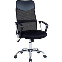 Kelvenix High Back Swivel Task Chair Mesh Office Chair in Black | Size: 0.6m2