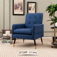 Kelvenix Accent Armchair for Living Room in Blue | Size: 0.6m2