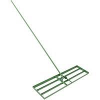 Nordara 36 Steel Lawn Leveler Rake in Green