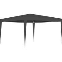 Berkfield Home Professional Party Tent 4x4 m Anthracite 90 g/m in Black