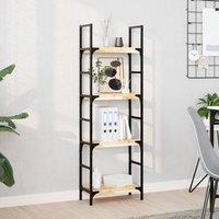 Berkfield Home Floating Shelves 4 pcs 40x20x4 cm Untreated Solid Wood Acacia in Brown | Size: 40 x 20 x 4 cm
