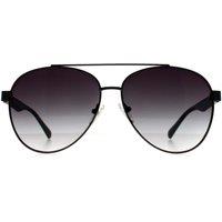 Kenneth Cole Reaction Aviator Shiny Gunmetal Smoke Gradient KC1394 in Grey