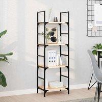 Berkfield Home Floating Shelves 4 pcs 40x30x2 cm Untreated Solid Wood Acacia in Brown | Size: 40 x 30 x 2 cm