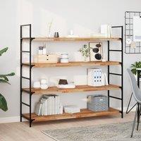 Berkfield Home Floating Shelves 3 pcs 160x40x4 cm Oil Finished Solid Wood Acacia in Brown | Size: 160 x 40 x 4 cm