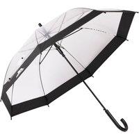 Trespass Men's Rainfall Clear POE Stick Umbrella in Black