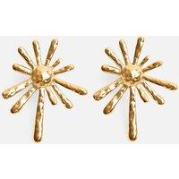 Public Desire Women's Gold Plated Abstract Star Earrings